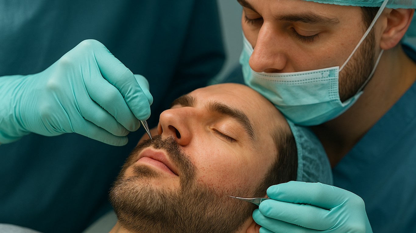 Sakal ve Bıyık Ekimi Görseli